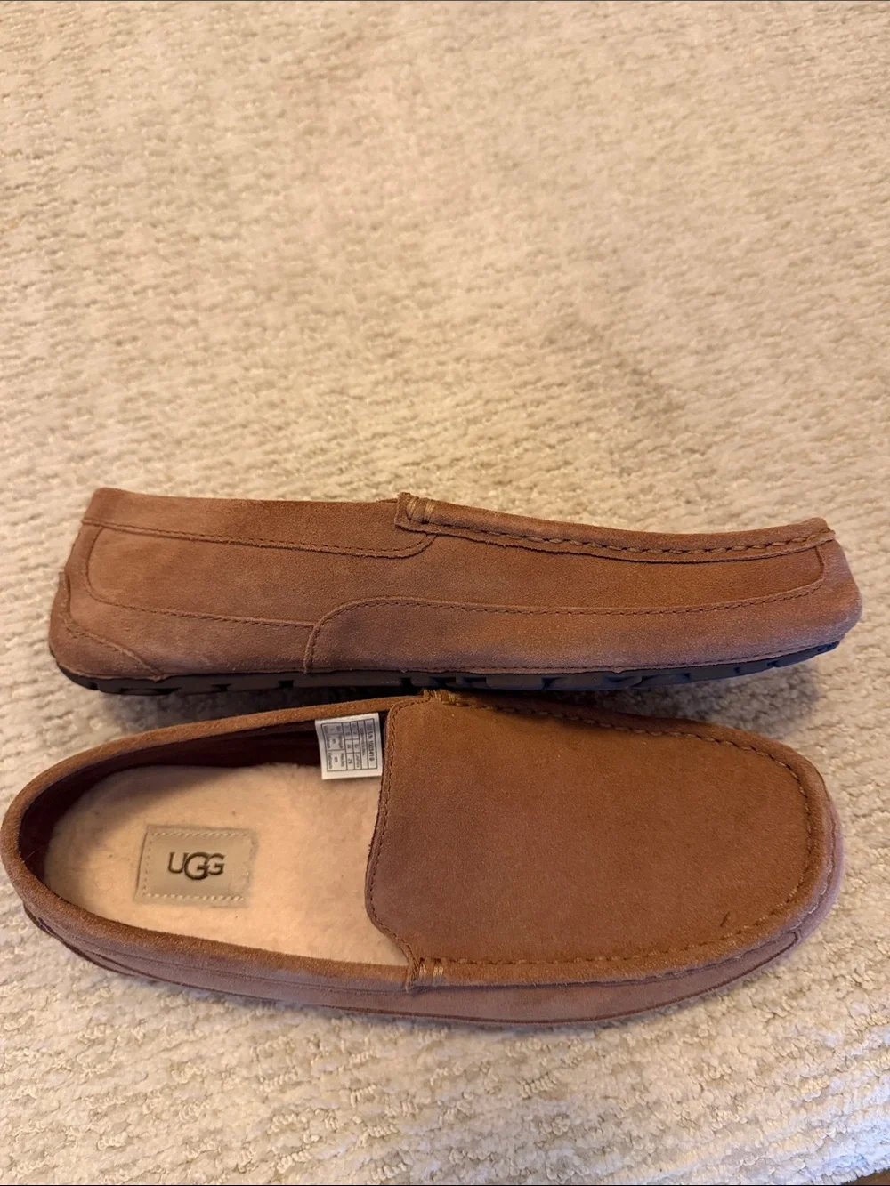 UGG Men's Chestnut Suede Slip-On Loafers